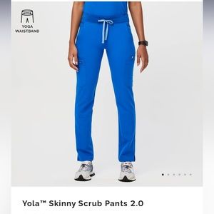 FIGS Royal Blue Yola Scrub Pants